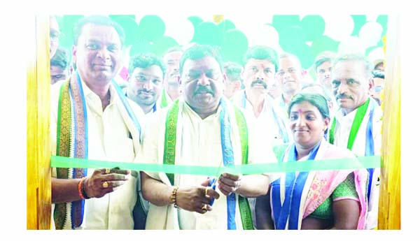 నూతన భవనాలకు డిప్యూటీ సిఎం ప్రారంభోత్సవం