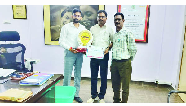 అరకు గురుకుల క్రీడా పాఠశాలకు ప్రతిభా అవార్డు