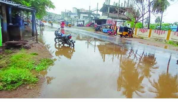 గ్రామాల్లో భారీ వర్షం