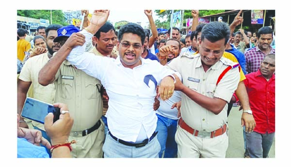 చంద్రబాబు అరెస్టుతో భగ్గుమన్న టిడిపి శ్రేణులు