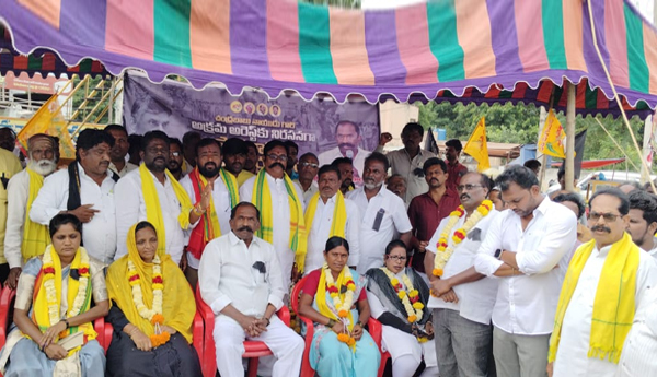 Hunger-strikes-protesting-Chandrababu's-arrest