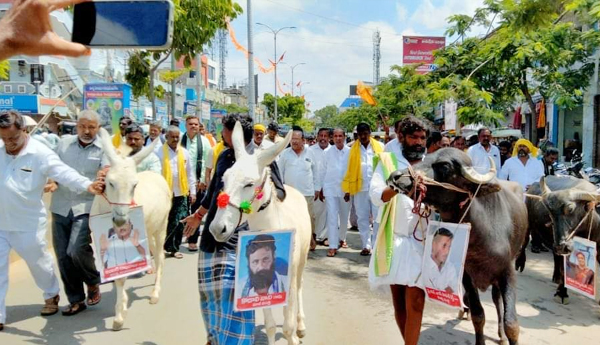 tdp-protest-against-chandrababu-arrest-in-adoni