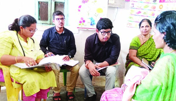 అంగన్వాడీ కేంద్రాల్లో తనిఖీలు