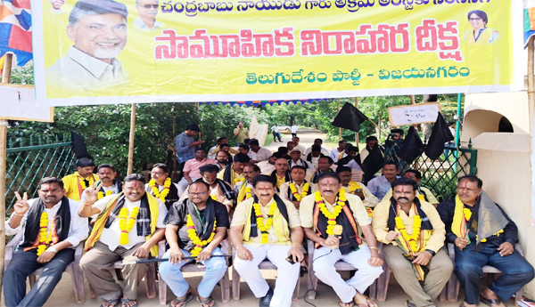 Babuto-Nenu-TDP-relay-protest-in-Vizianagaram