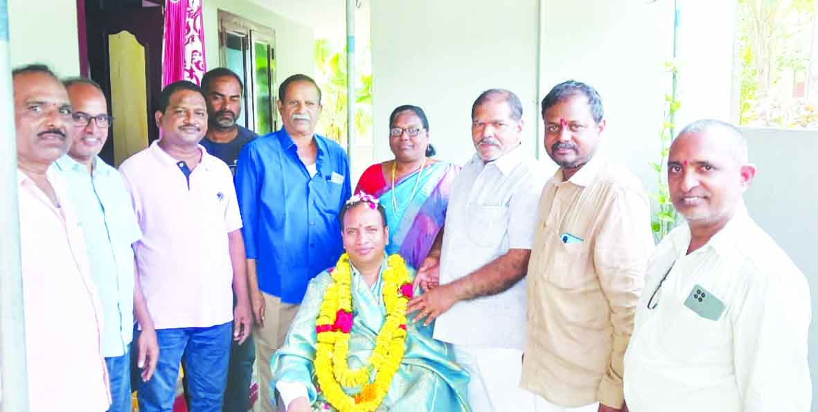 ఎఎస్‌పి పెద్దిరాజుకు సత్కారం