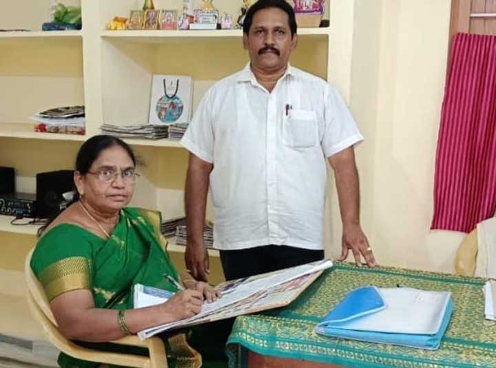 గ్రంథాలయంలో తనిఖీ
