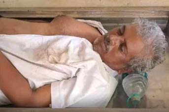 రోడ్డు ప్రమాదంలో వ్యక్త్తి మృతి