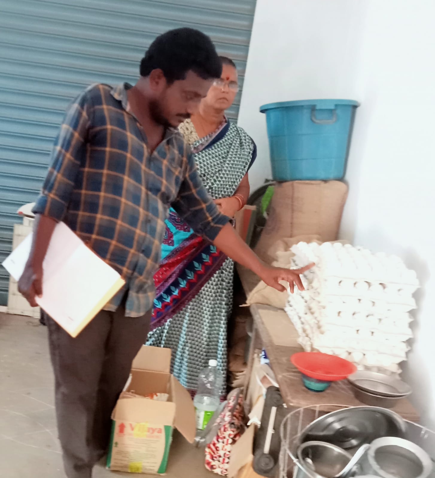 అంగన్‌వాడీ కేంద్రం తనిఖీ