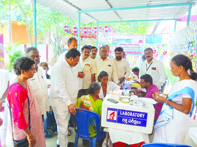 కొనసాగిన జగనన్న ఆరోగ్య వైద్యశిబిరాలు