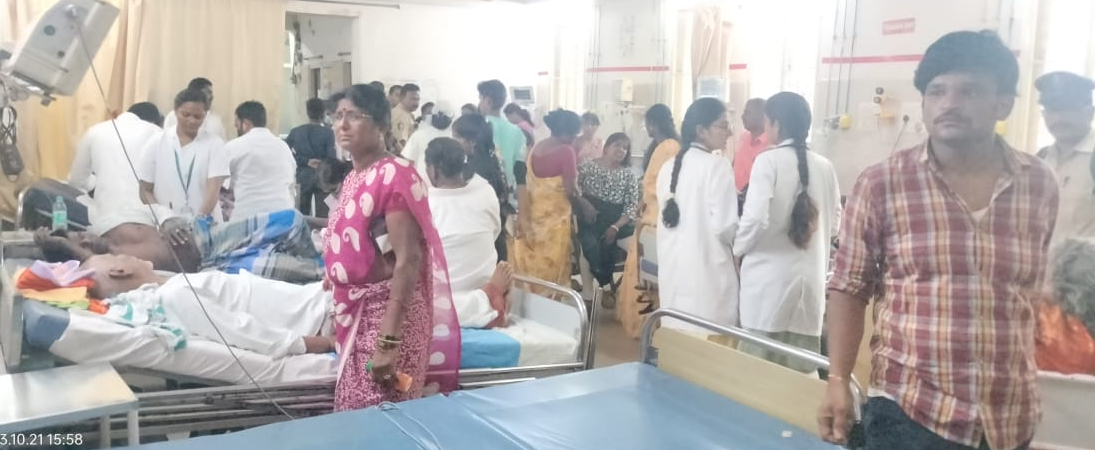 కలిగిరి కొండ వద్ద ట్రాక్టర్‌ బోల్తా - 13మందికి గాయాలు చౌడేపల్లిలో మూడు ప్రమాదాలు, ఒకరి మృతి, ఆరుగురికి గాయాలు