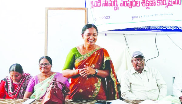 వ్యవసాయ సిబ్బంది సామర్ధ్యం పెంపుదలపై శిక్షణ
