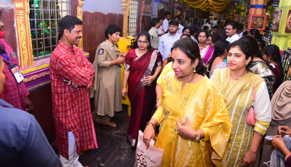 collector-delhirao-review-on-durga-temple-crowd