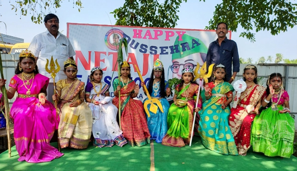 dasara-festival-in-netaji-school