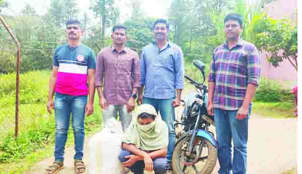 55 కిలోల గంజాయి స్వాధీనం