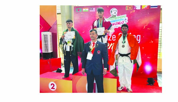 అంతర్జాతీయ తైక్వాండోలో కాంస్య పతకం