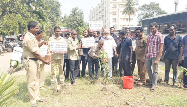 Protect-the-plant-environment-Bhimavaram-RTC-Depot-Manager-Giridhar-Kumar