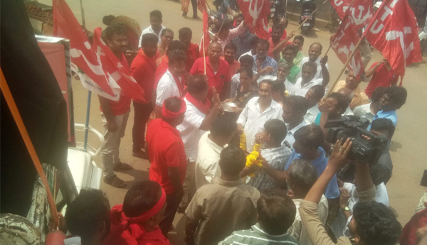 save-visakha-steel-plant-biike-rally-in-simhachalam