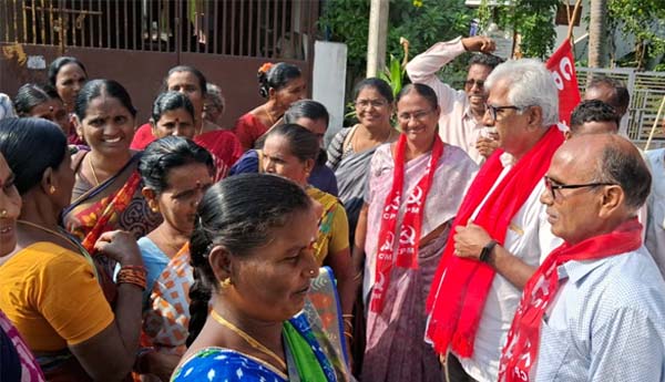 మన్యంలో రెండోరోజు సిపిఎం '' రక్షణ భేరి బస్సు యాత్ర ''