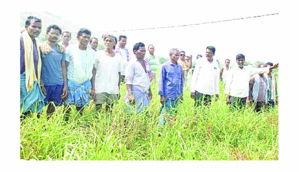 నిర్వాసితులకు సాగు పట్టాలివ్వాలి 