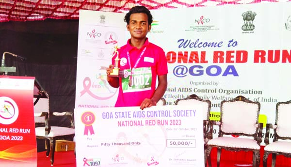  జాతీయస్థాయి పరుగు పందెంలో విద్యార్థి ప్రతిభ