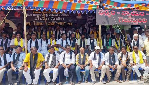 tdp-protest-for-relase-chandrababu