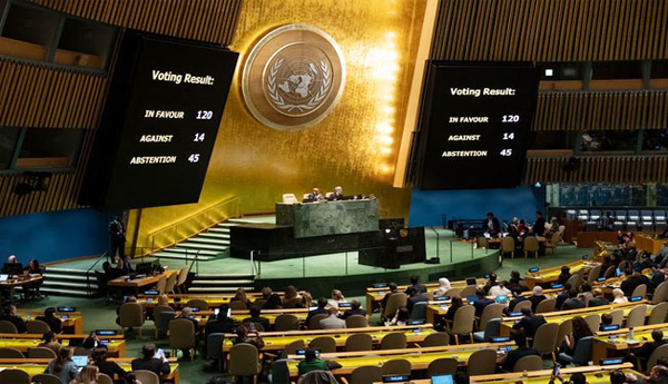 At-the-time-of-fierce-conflict-between-Gaza-and-Israel-Resolution-in-UN-India-abstains-from-voting