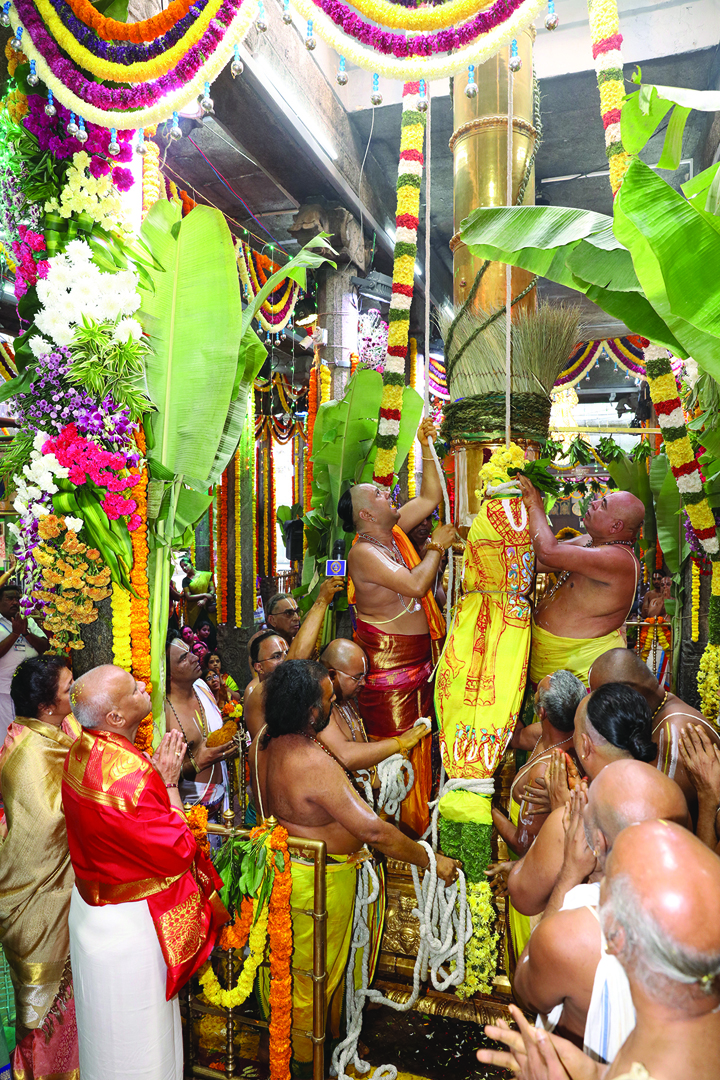 శ్రీ పద్మావతి కార్తీక బ్రహ్మ్రోత్సవాలు ప్రారంభం శాస్త్రోక్తంగా ధ్వజారోహణం పట్టువస్త్రాలు సమర్పణ