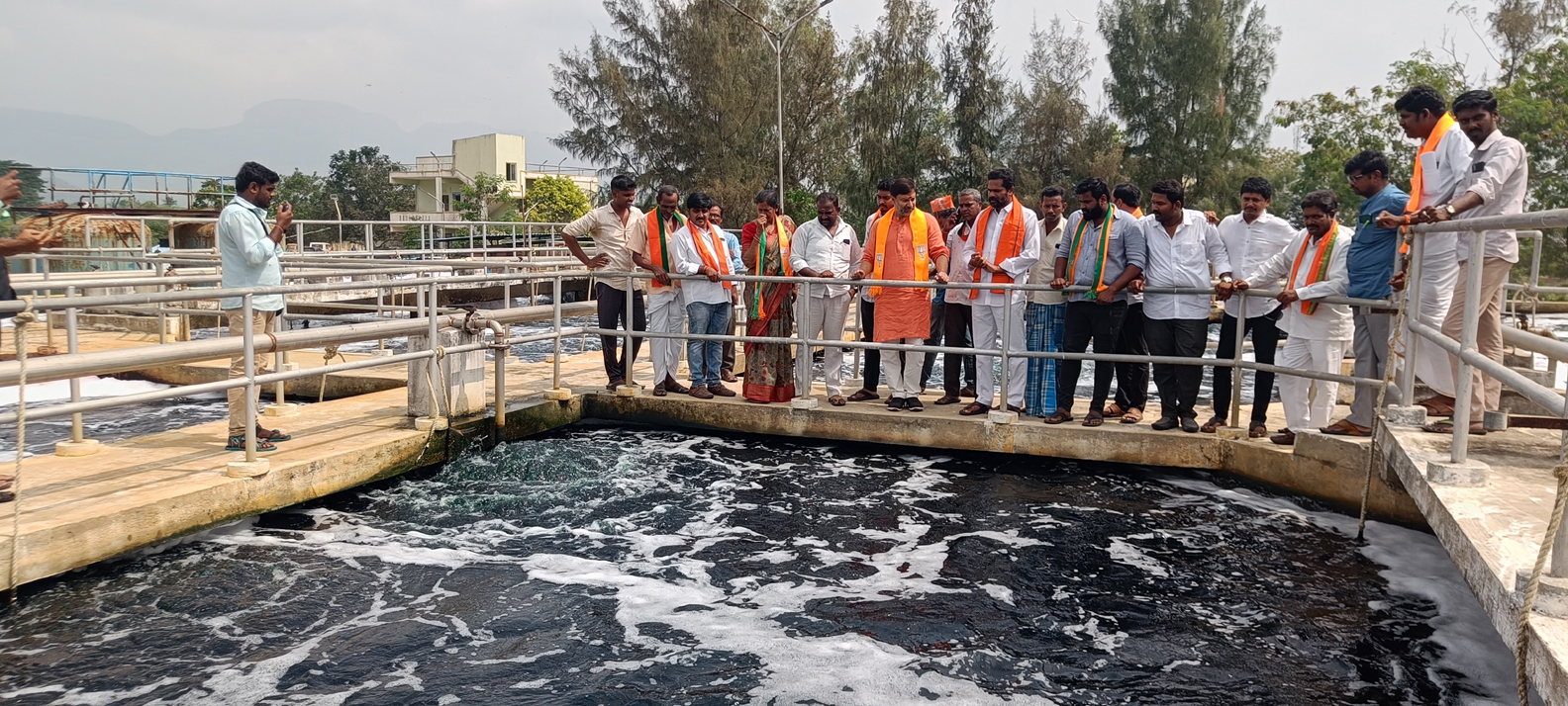 నగరిలో పర్యటిస్తున్న బిజెపి నాయకులు