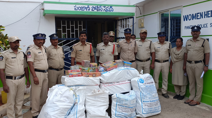 టపాకాయలు పట్టివేత