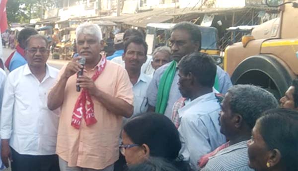 బీమసింగి మూతతో చెరకు రైతుకు అన్యాయం : ఎవి నాగేశ్వరావు