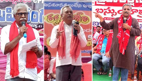 నాలుగోరోజు ప్రజా రక్షణ భేరి యాత్ర ఫొటోలు