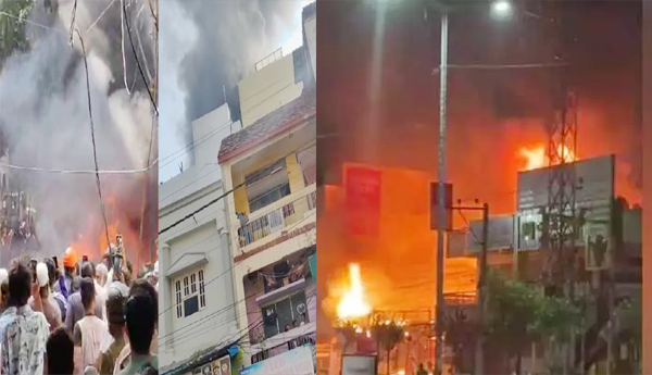 హైదరాబాద్‌లో ఘోరం -అపార్టుమెంట్‌లో అగ్నిప్రమాదం