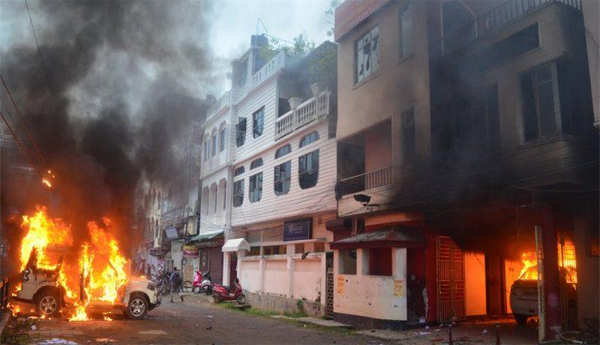 Attacks-by-Trinamool-rowdy-mobs-Houses-of-CPI(M)-supporters-set-on-fire