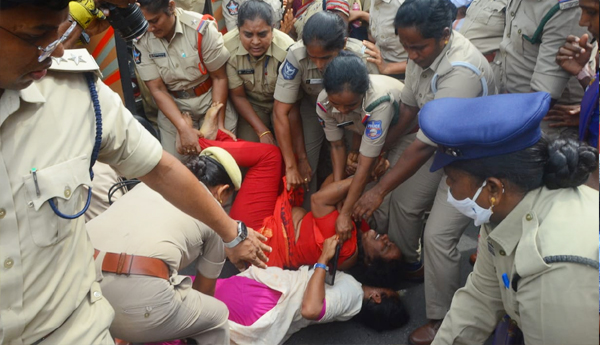 anganwadi-chalo-vijayawada-protest