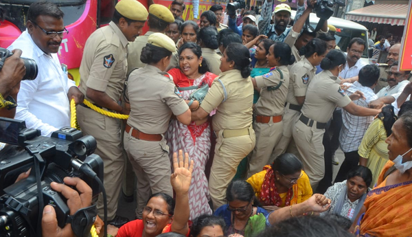 anganwadi-chalo-vijayawada-protest