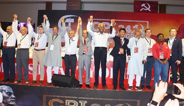 cpi 24th national congress 3rd day pres smeet