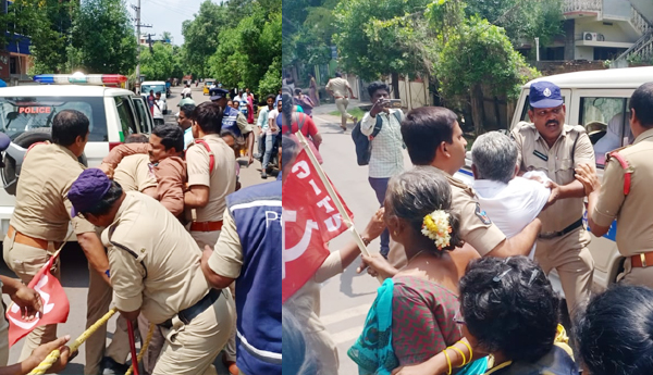 kakinada-police-suppress-on-anganwadi-chalo-vijayawada1