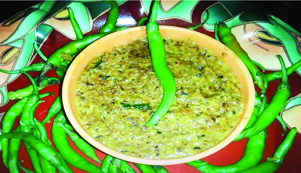 pachchi mirchi kayala pachchadi