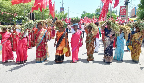 ఎపి రైతు సంఘం 22వ రాష్ట్ర మహాసభలు ప్రారంభం.. భారీ ర్యాలీ..